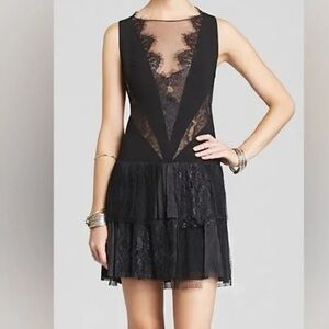 Free People Black Lace Dress